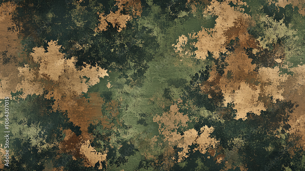 Camouflage texture with shades of green and brown Camouflage texture with shades of green and brown