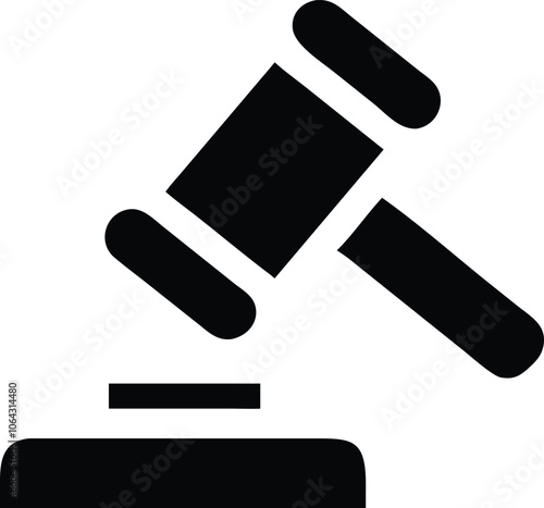 Judge gavel icon