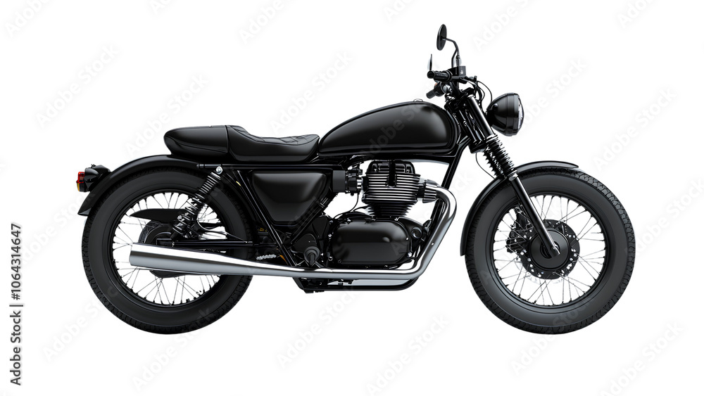 Obraz premium motorcycle isolated on white background