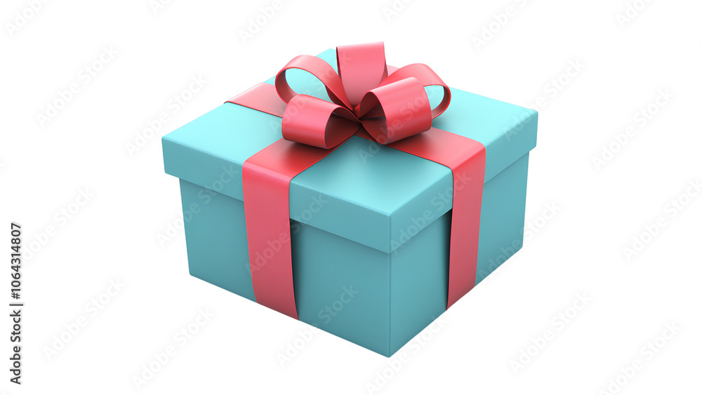 red gift box with bow red gift box with bow