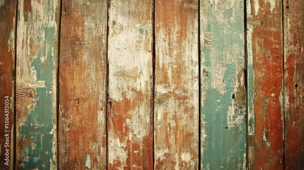 Naklejka premium Vintage Wooden Plank Background with Distressed Finish
