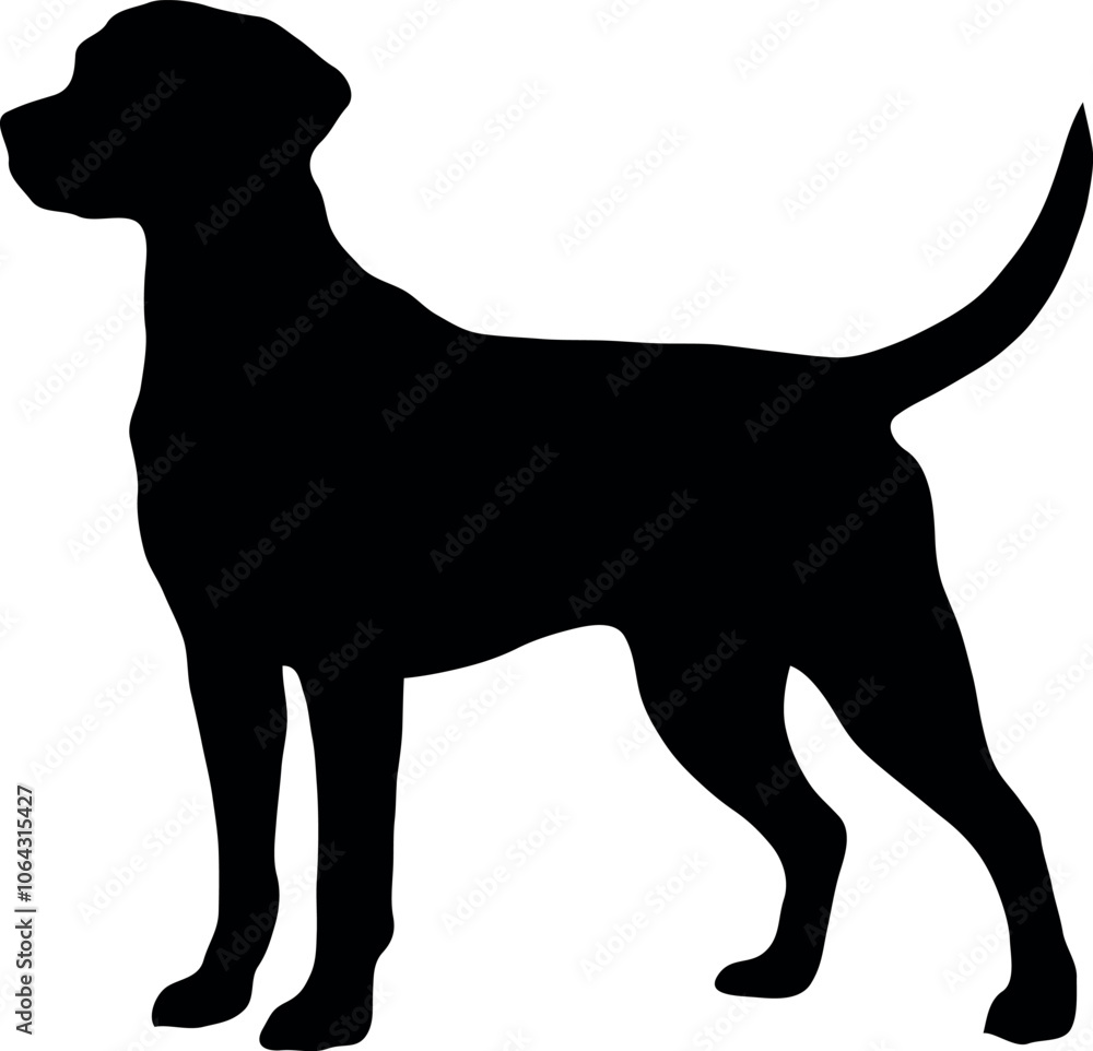 Dog design silhouette vector art Dog design silhouette vector art