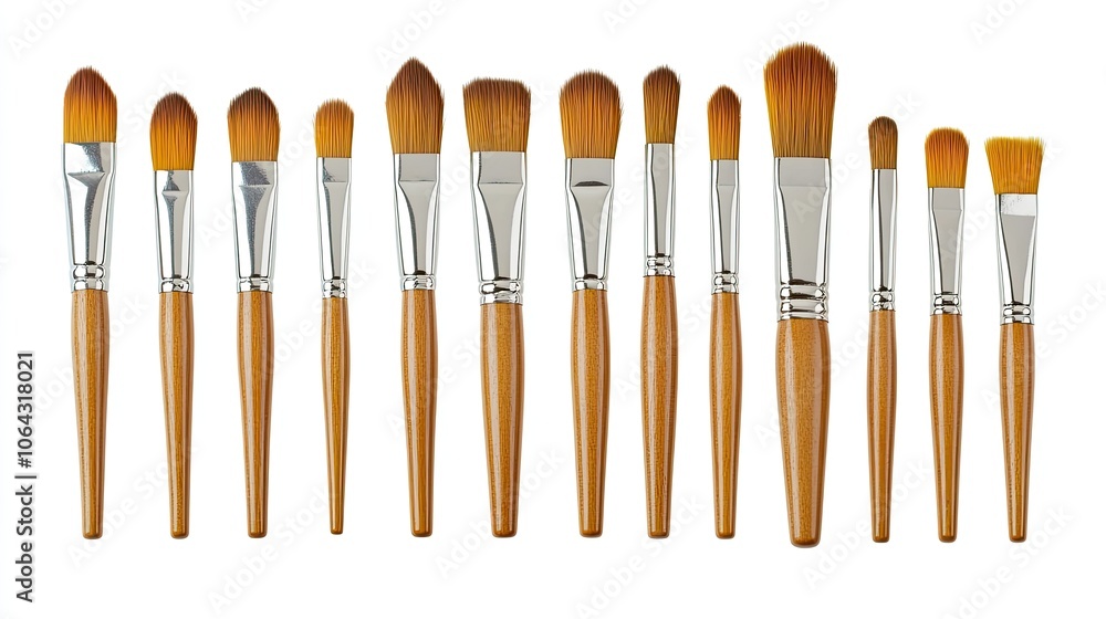 Variety of Art Brushes for Creative Projects Variety of Art Brushes for Creative Projects