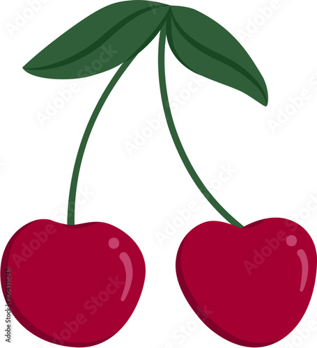 cherry illustration