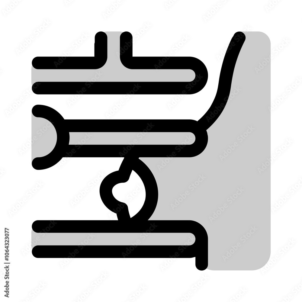 breast cancer detection tool icon with duotone style, perfect for user interface projects breast cancer detection tool icon with duotone style, perfect for user interface projects