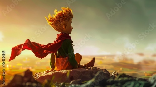 The Little Prince: A Charming Character from Children's Literature photo