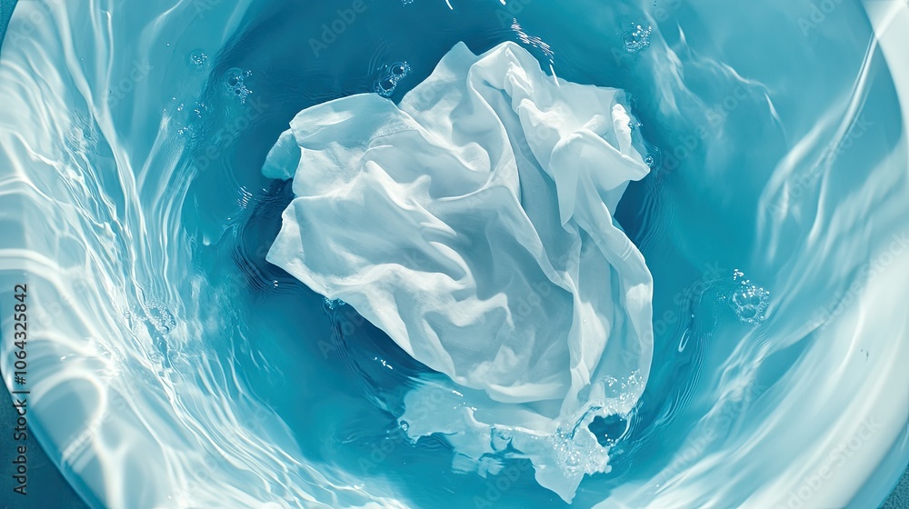 Elegant Fabric in Aquatic Movement Elegant Fabric in Aquatic Movement