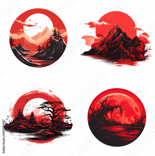 red moonlight red red money red mountain red morning moose red mountains red