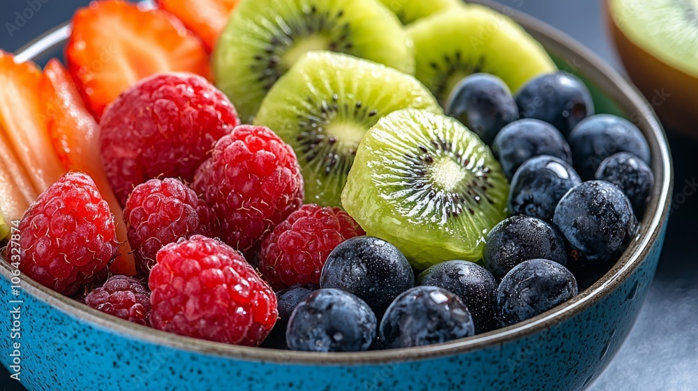 Fresh Fruit and Vegetable Close-Up Display Fresh Fruit and Vegetable Close-Up Display