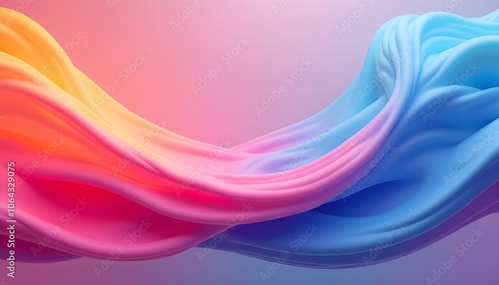 A 4K HD image of a vibrant banner with a gradient color scheme blending seamlessly from one color to another. The design incorporates a fluid, liquid shape that contrasts with the gradient background, A 4K HD image of a vibrant banner with a gradient color scheme blending seamlessly from one color to another. The design incorporates a fluid, liquid shape that contrasts with the gradient background,