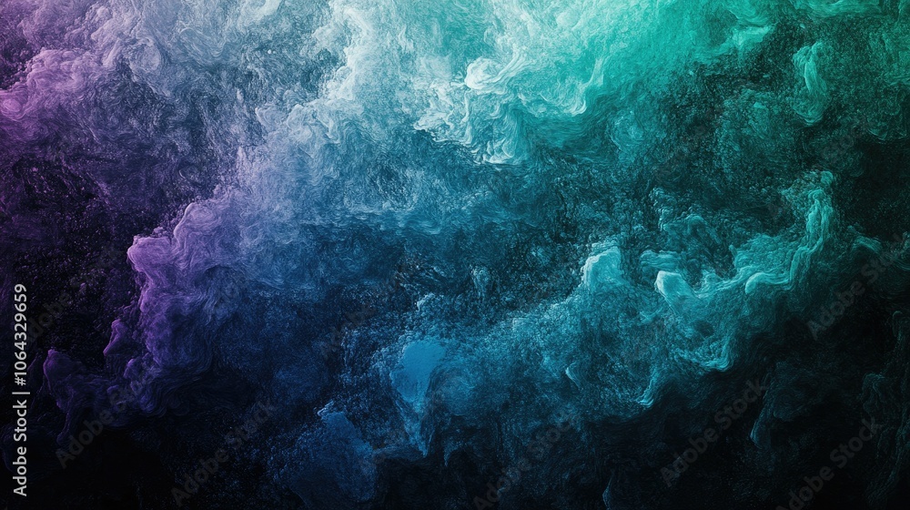 Obraz premium Ethereal Abstract Colorful Swirls in Blue and Purple