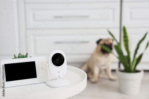 CCTV camera with video moni...