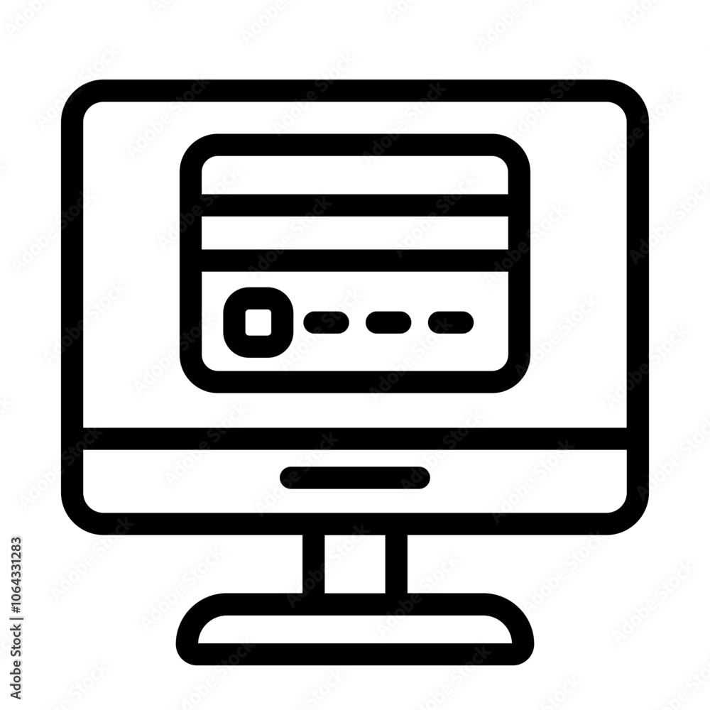 Card Credit Line Icon Card Credit Line Icon