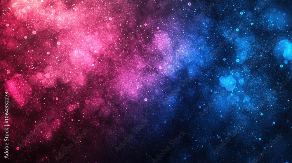 Fototapeta premium Vibrant Abstract Background with Cosmic Elements