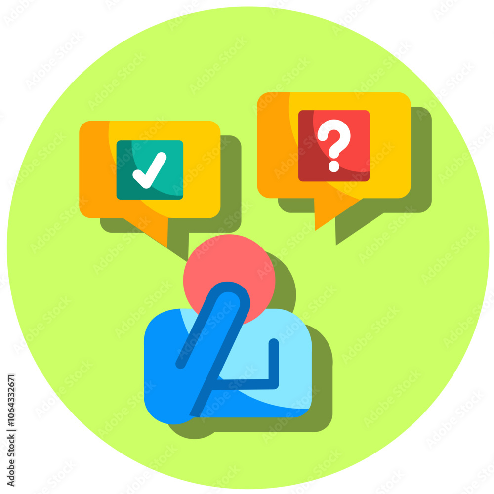 Fact Vs Opinion Icon