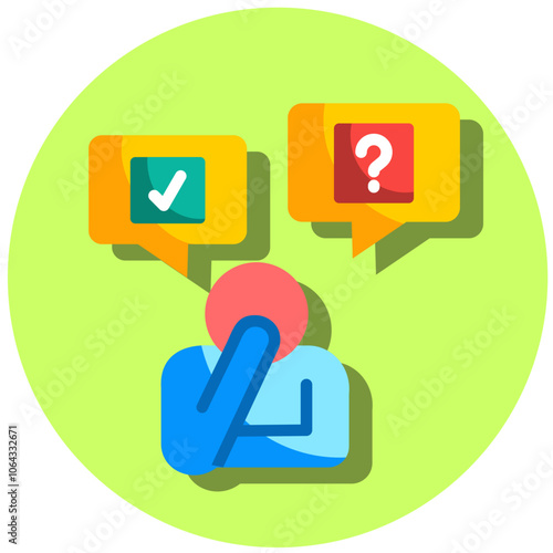 Fact Vs Opinion Icon
