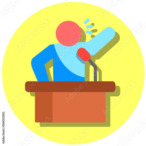 Public Speaking Icon