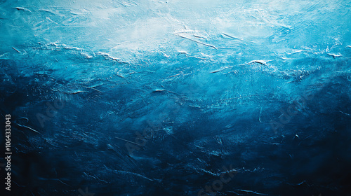 Textured abstract ocean surface with shades of blue, ideal for backgrounds or aquatic themes.