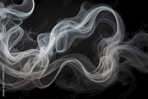 empty background with wispy smoke and fog