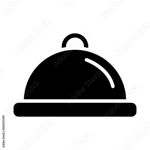 Serving Tray Solid Icon