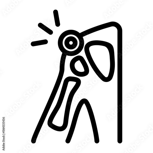 Shoulders Line Icon