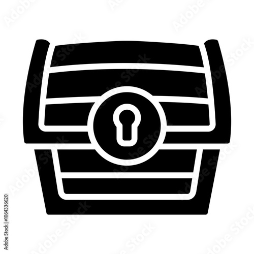 Treasure Chest Solid Icon