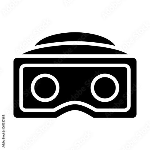 VR Headset Solid Icon