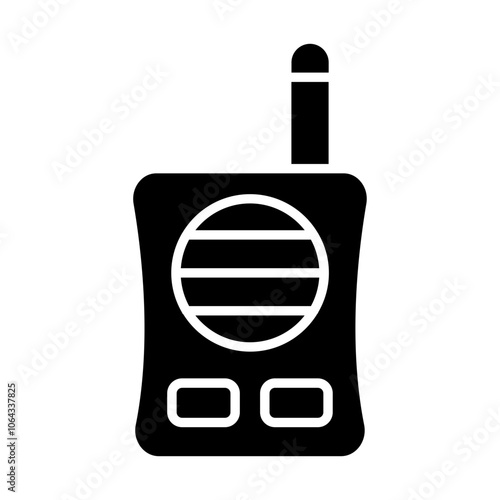 Walkie Talkie Solid Icon