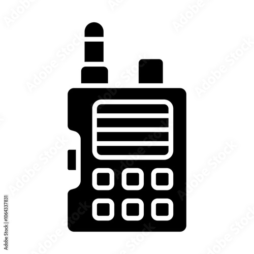 Walkie Talkie Solid Icon