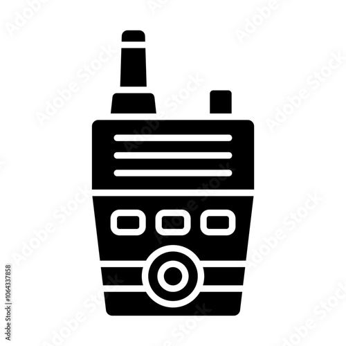 Walkie Talkie Solid Icon