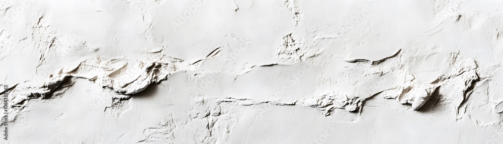 Close-up of Cracked White Paint on a Wall Close-up of Cracked White Paint on a Wall
