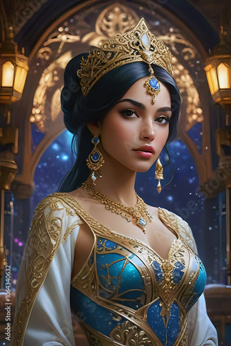 Arabian princess portrait