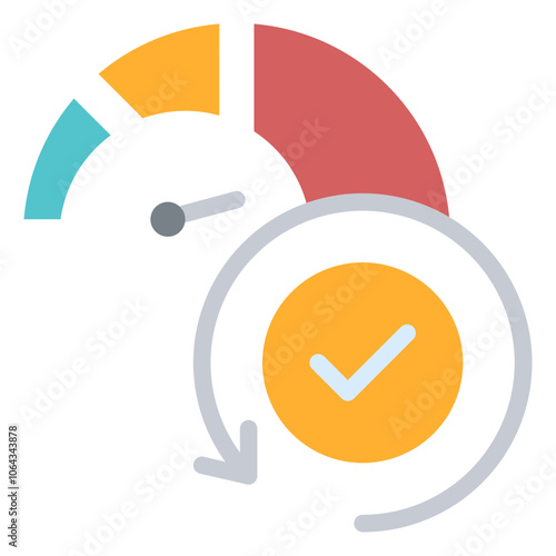 Performance Flat Icon