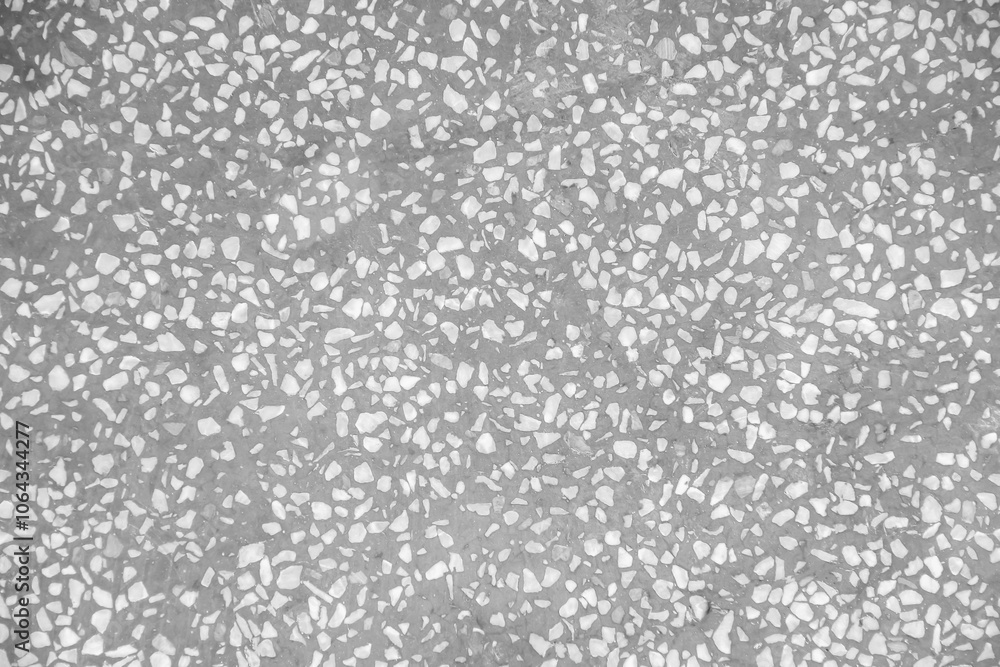 Terrazzo white grey texture with hamper seamless patterns on background Terrazzo white grey texture with hamper seamless patterns on background