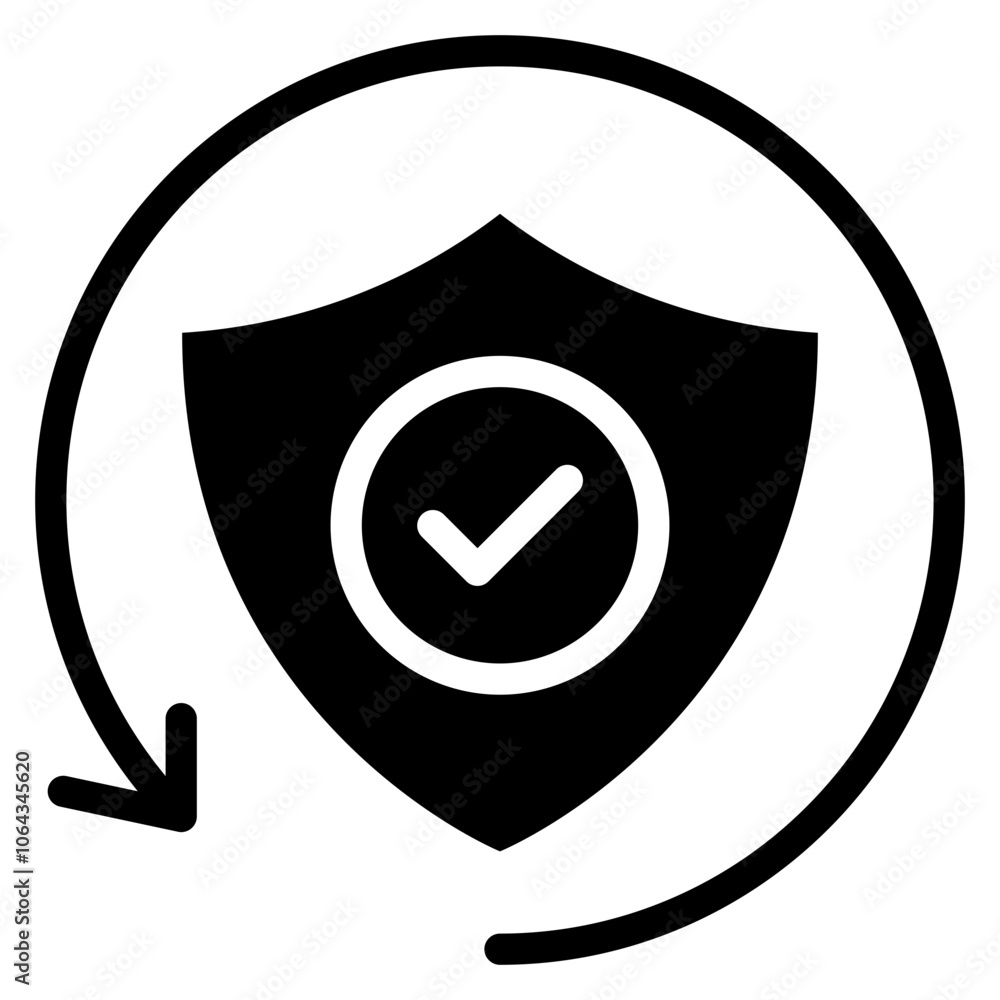 Guarantee Glyph Icon Guarantee Glyph Icon