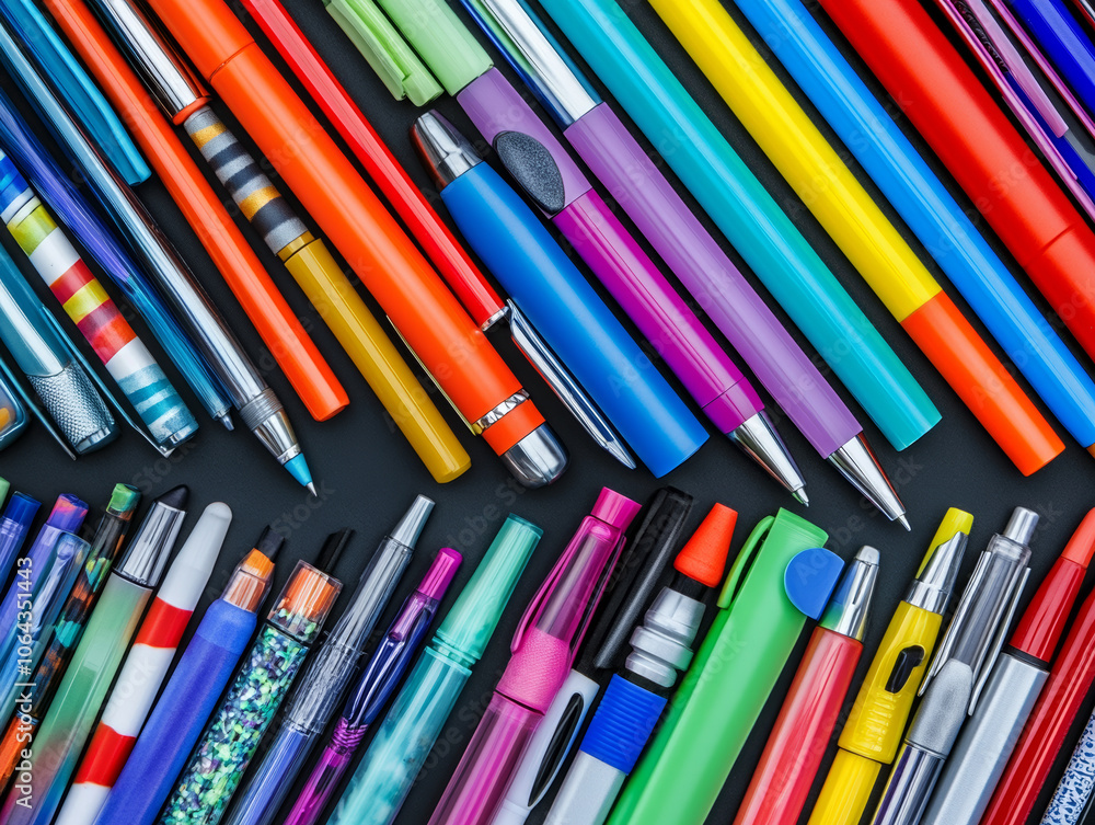 pencils on white background pencils on white background