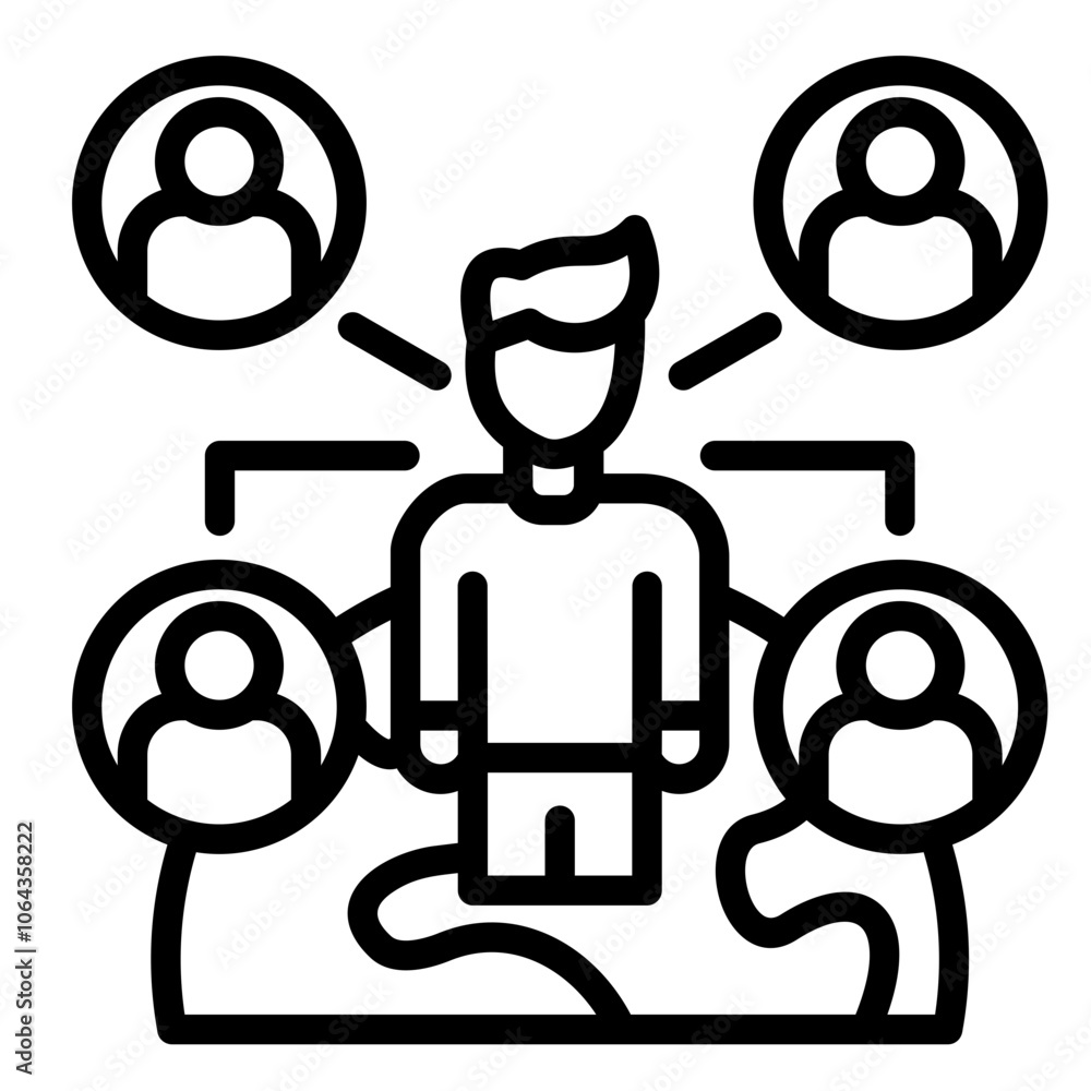 Human Connection Icon Human Connection Icon