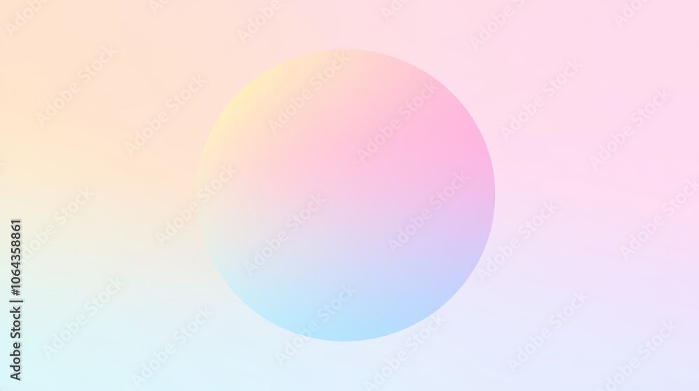 Pastel Gradient Background with Circle Shape for Website Design Pastel Gradient Background with Circle Shape for Website Design