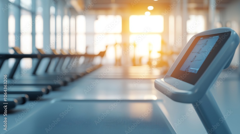 Futuristic Diabetic Health Monitoring with Holographic Fitness Tracker in Bright Gym Setting Futuristic Diabetic Health Monitoring with Holographic Fitness Tracker in Bright Gym Setting