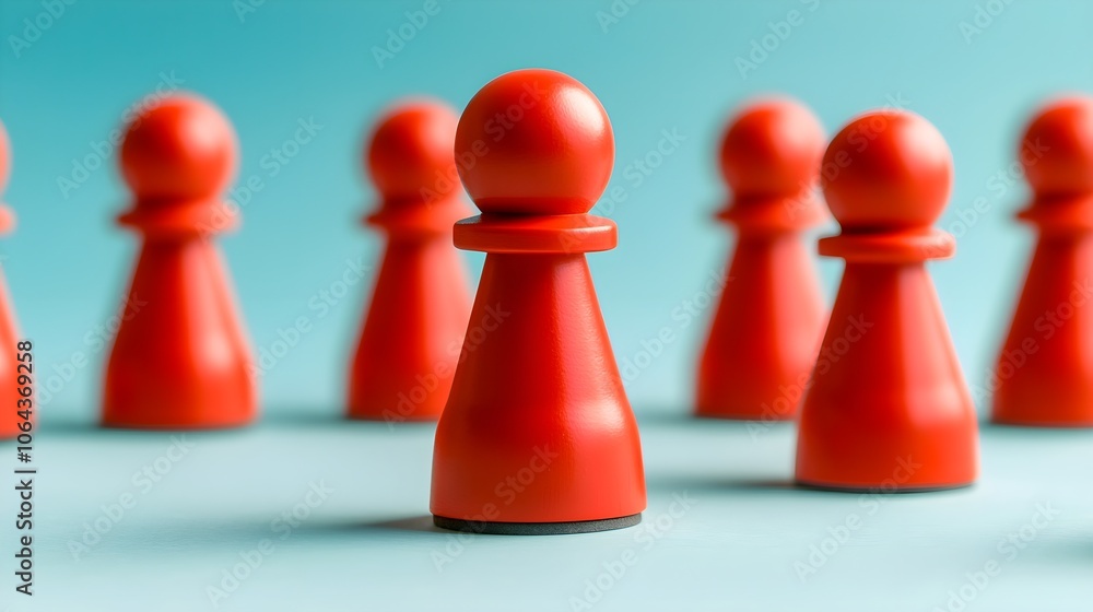 Red Peg Stand Out Red Peg Stand Out
