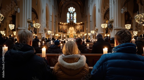 Candlelit Church: Finding Peace and Hope in Community