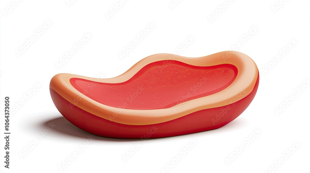 Abstract Meat Shape Art for Unique Design Projects Abstract Meat Shape Art for Unique Design Projects