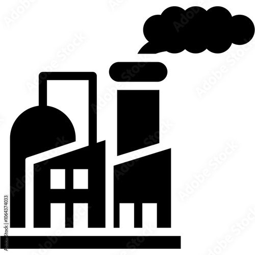 Factory Pollution Icon