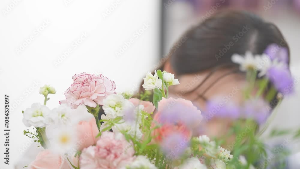 Flower beauty essence Flower arrangement woman Flower Basket
Flower beauty essence Flower arrangement woman Flower Basket