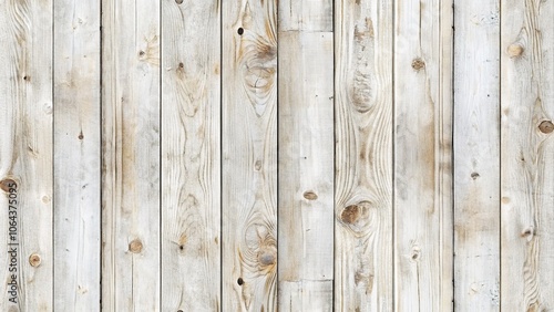 White Washed Wood Vertical Boards Background - Seamless Wallpaper Texture