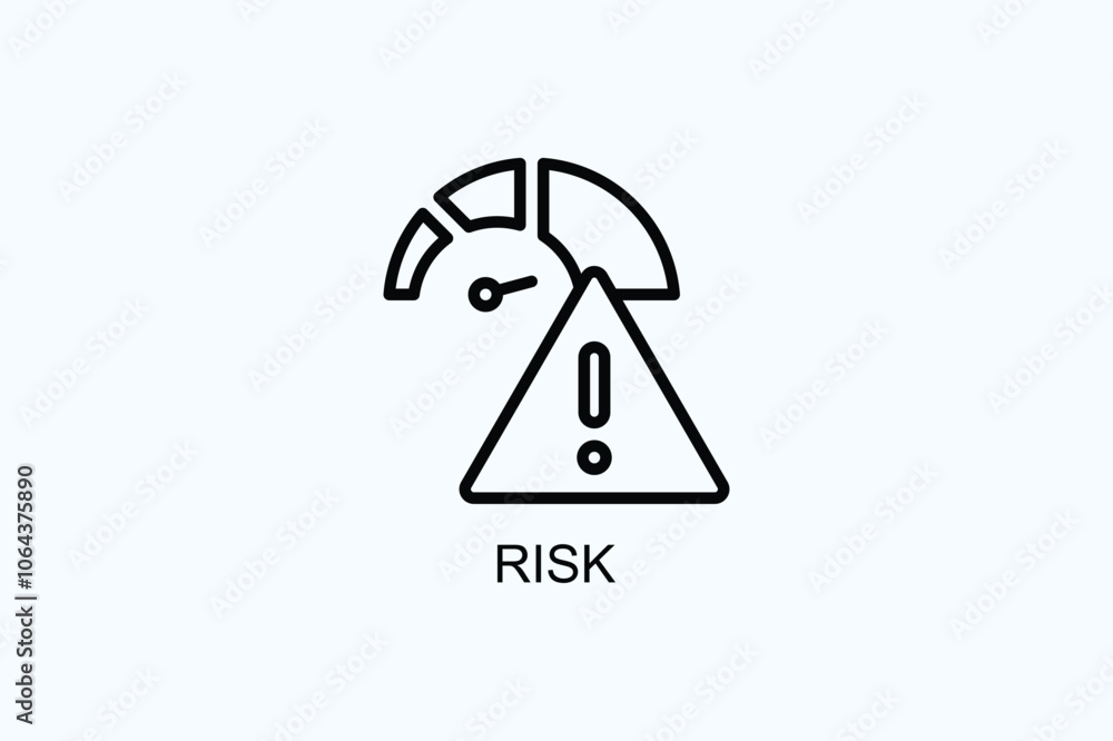 Risk Vector Or Logo Sign Symbol Illustration Risk Vector Or Logo Sign Symbol Illustration