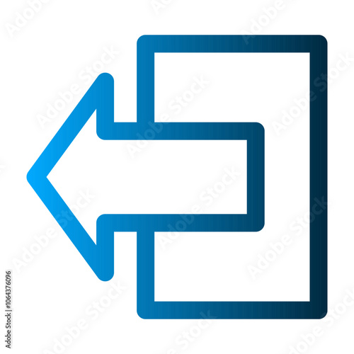 Logout icon, sign out icon template 