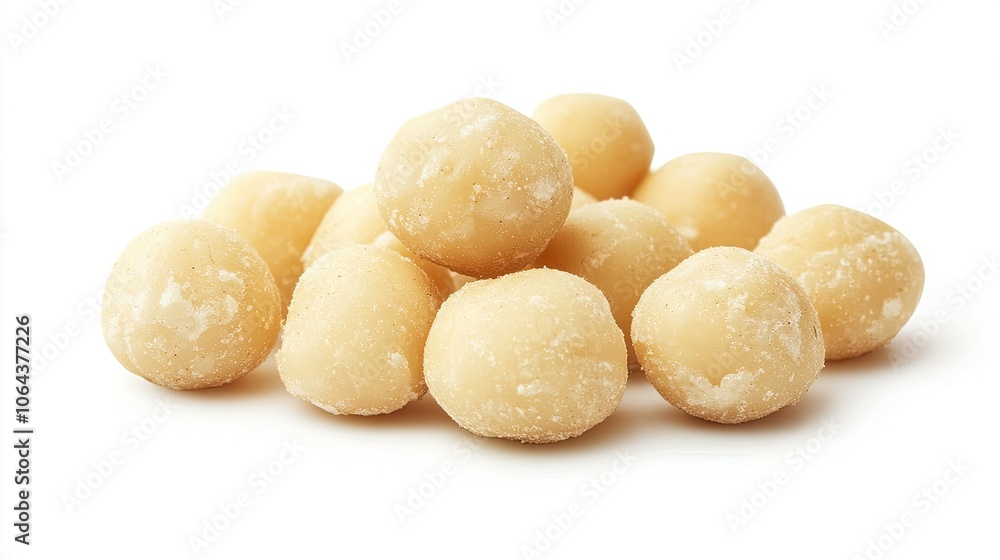 Delicious White Chocolate Treats on Display Delicious White Chocolate Treats on Display