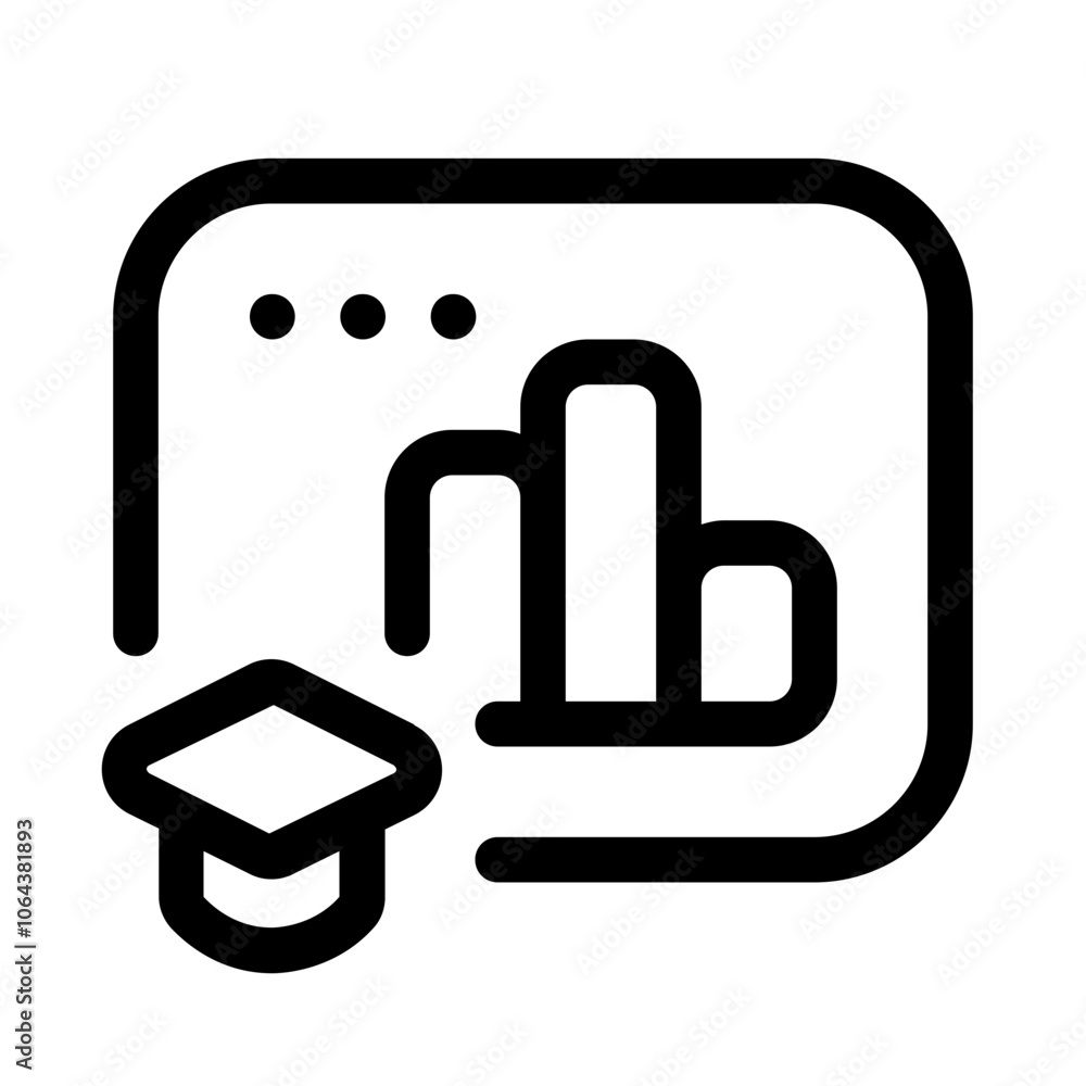 final college grades icon with line style, perfect for user interface projects final college grades icon with line style, perfect for user interface projects