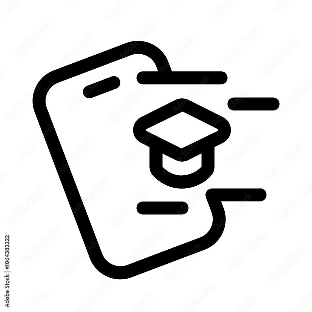 fast track education icon with line style, perfect for user interface projects fast track education icon with line style, perfect for user interface projects